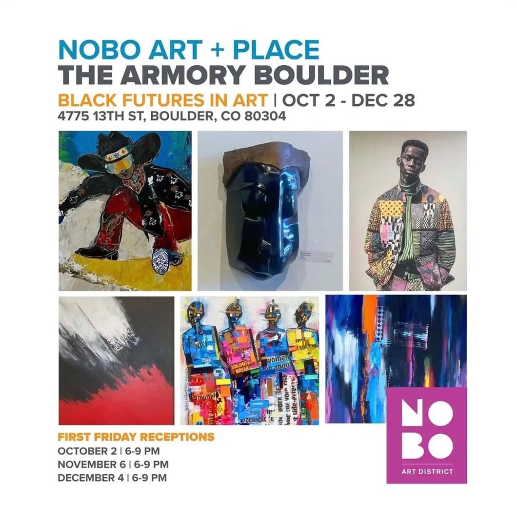 Brochure for Black Futures in Art at the Armory, October 2 through December 28.